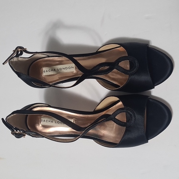 Sacha London Kyna Black Dressy Shoes Ladies Size 7 - Picture 8 of 9